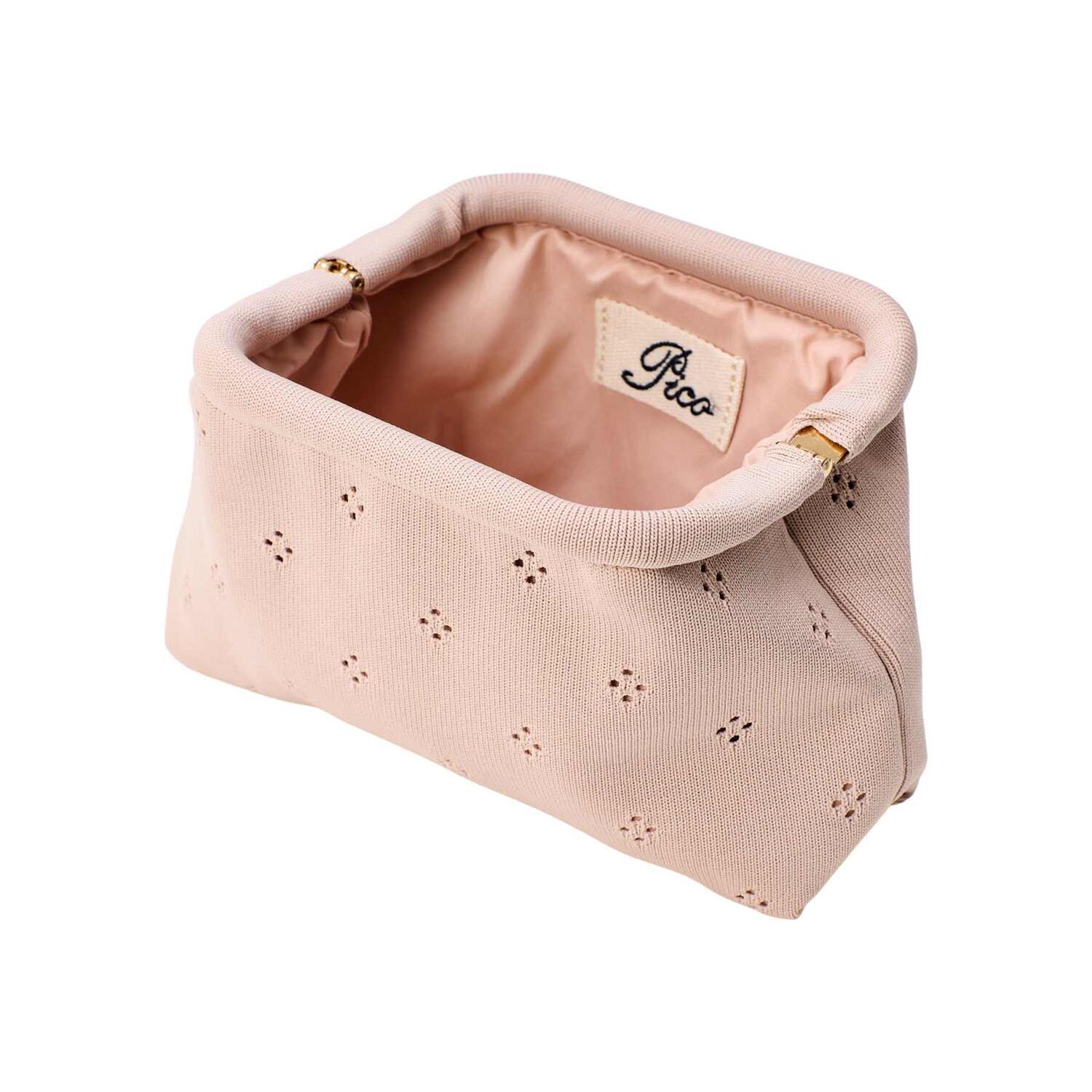 Small Fleur clutch – Oyster Pink